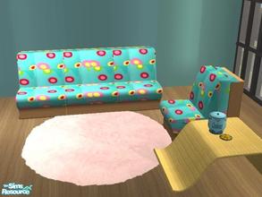 Sims 2 — Blue Chair by dunkicka — .