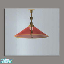 Sims 2 — Dome Glass Red - #430436 by DOT — Dome Glass Lamp Red 1 and 2 Story Dome Glass Ceiling Lamps Sims 2 by DOT of