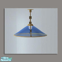 Sims 2 — Dome Glass Blue - #430436 by DOT — Dome Glass Lamp Blue 1 and 2 Story Dome Glass Ceiling Lamps Sims 2 by DOT of