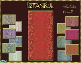 Sims 2 — Istanbul by elmazzz — These walls are luxurious oriental walls inspired from the beautiful city of Istanbul,
