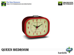 Sims 3 — kardofe_Queen Bedroom _Alarm clock by kardofe — Vintage style alarm clock