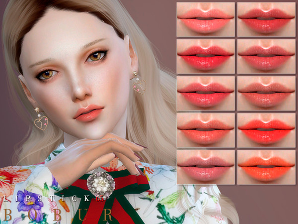 Sims 4 — Bobur Lipstick 65 by Bobur2 — Lipstick for female with teeth 14 colors HQ I hope you like it
