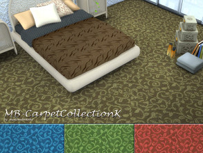 Sims 4 — MB-CarpetCollectionK by matomibotaki — MB-CarpetCollectionK,carpet with floral design, comes in 4 different