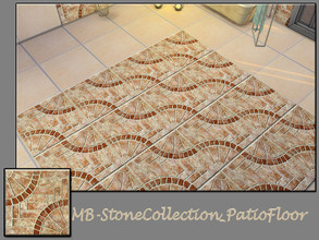 Sims 4 — MB-StoneCollection_PatioFloor by matomibotaki — MB-StoneCollection_PatioFloor, matching floor part of the