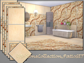 Sims 4 — MB-StoneCollection_PatioSET by matomibotaki — MB-StoneCollection_PatioSET, elegant and luxury tile set for in-