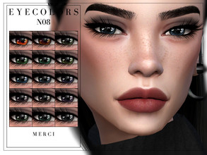 Sims 4 — Eyecolors N08 by -Merci- — Eyecolors in 15 Colours. HQ Mod compatible. Unisex. All ages. Have Fun! 