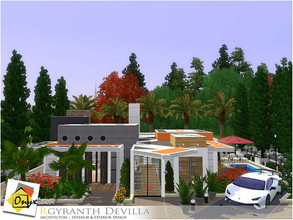 Sims 3 — Rgyranth Devilla by Onyxium — On the first floor: Living Room | Dining Room | Kitchen | Bathroom | Adult Bedroom