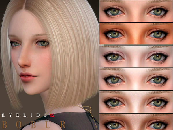 Sims 4 — Bobur Eyelids 02 by Bobur2 — my new eyelids for all ages 14 colors HQ I hope you like it