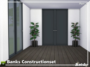 Sims 4 — Banks Constructionset Part 2 by Mutske — This is the second part of the Banks Construction. It contains al lot