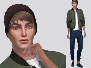 Sims 4 — Jorden Hanson by MSQSIMS — Jorden Hanson is a Teenager who loves the city life. He is cheerful and loves sport.