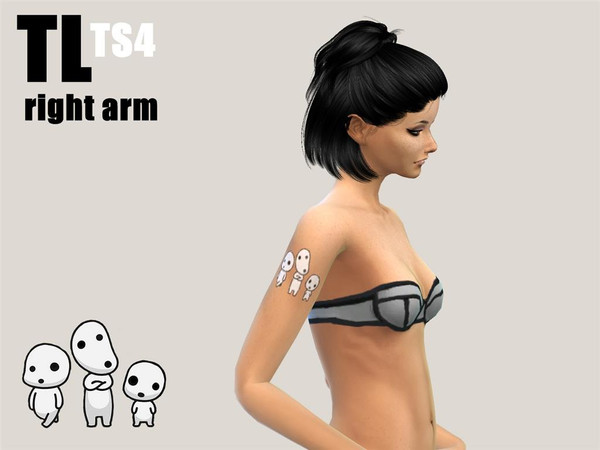 Sims 4 — Tree Spirit Kodama RA by TitusLinde — Let the Tree Spirits Kodama be your company. Hayao Miyazaki enchanted the