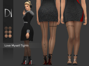 Sims 4 — Love Myself Tights [HQ] by DarkNighTt — Love Myself Tights Have 6 colors. HQ mod compatible. Hope you enjoy!