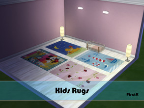 Sims 4 — Kids rugs-REQUIRES GET FAMOUS by FirstR2 — Nice rugs for your little Sims. Enjoy!