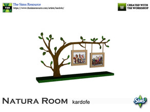 Sims 3 — kardofe_Natura Room_Portrait holder by kardofe — Tree shaped portrait
