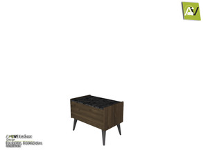 Sims 3 — Dakota End Table by ArtVitalex — - Dakota End Table - ArtVitalex@TSR, Feb 2019