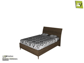 Sims 3 — Dakota Bed by ArtVitalex — - Dakota Bed - ArtVitalex@TSR, Feb 2019