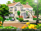 Sims 4 — Selena by MychQQQ — Lot: 40x30 Value: $ 320,434 House contains: - 3 bedrooms - 2 bathrooms - living room -