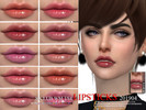 Sims 4 — S-Club WM ts4 Lipstick 201904 by S-Club — Lipsticks, 13 swatches, hope you like, thank you.