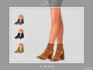 Sims 4 — Madlen Anya Boots by MJ95 — Mesh modifying: Not allowed. Recolouring: Allowed (Please add original link in the