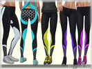 Sims 4 — Honeycomb Leggings  by bukovka — Leggings for women of all ages from teenager to old age. Are set independently,