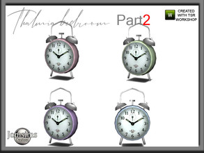 Sims 4 — Thalmia bedroom part2 deco Clock by jomsims — Thalmia bedroom part2 deco Clock