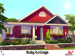 Sims 4 — Ruby Cottage - Nocc by sharon337 — Ruby Cottage is a Family Home built on a 30 x 20 lot. Value $118,731 It has: