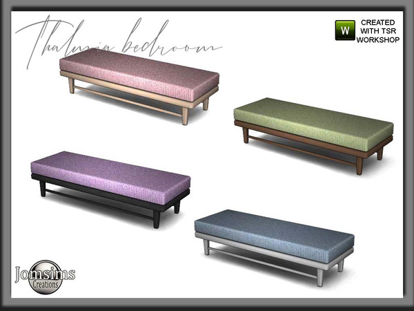 Sims 4 — Thalmia bedroom loveseat by jomsims — Thalmia bedroom loveseat
