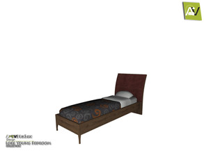 Sims 4 — Lore Bed by ArtVitalex — - Lore Bed - ArtVitalex@TSR, Feb 2019