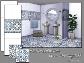 Sims 4 — MB-StoneCollection_CeramicVintage1SET by matomibotaki — MB-StoneCollection_CeramicVintage1SET, vintage ceramic