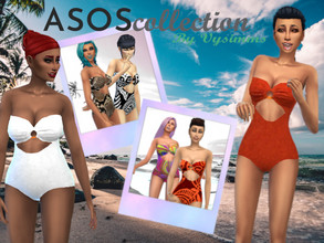 Sims 4 — ASOS Collection Cut out Swimsuit by vysimms — ASOS Collection by Vysimms. Cut out swimsuit in 6 colours and