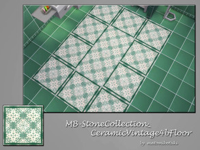 Sims 4 — MB-StoneCollection_CeramicVintage4bFloor by matomibotaki — MB-StoneCollection_CeramicVintage4bFloor, solid