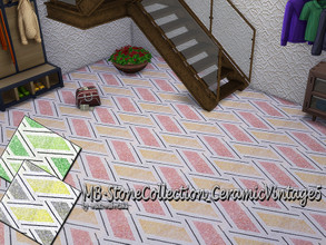 Sims 4 — MB-StoneCollection_CeramicVintage5 by matomibotaki — MB-StoneCollection_CeramicVintage5, elegant and unique tile