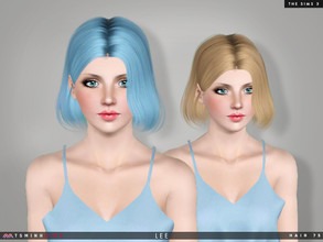 Sims 3 — Lee ( Hair 75 ) by TsminhSims — - S3Hair - New meshes - All LODs - Smooth bone assigned