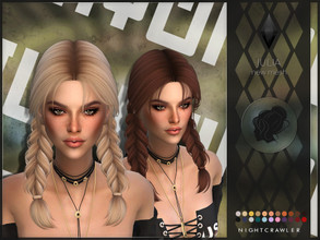 Sims 4 — Nightcrawler-Julia by Nightcrawler_Sims — NEW HAIR MESH T/E Smooth bone assignment All lods 22colors Doesn't