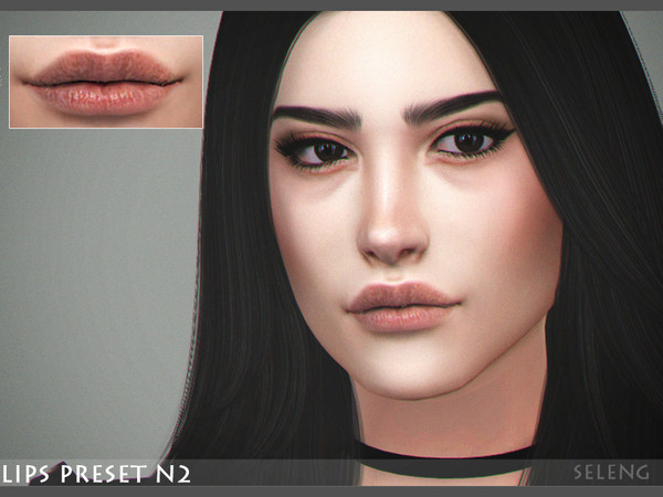 Sims 4 — Lips Preset N2 (female) by Seleng — -Cas lips preset- Female only Teen to Elder Custom Thumbnail It will appear