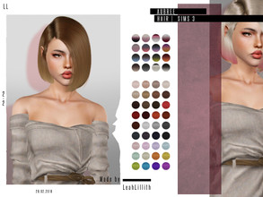 Sims 3 — LeahLillith Aubree Hair by Leah_Lillith — Aubree Hair All LODs Custom CAS thumbnail hope you will enjoy^^