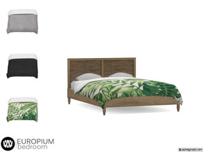 Sims 4 — Europium Bed Blanket by wondymoon — - Europium Bedroom - Bed Blanket - Wondymoon|TSR - Creations'2019