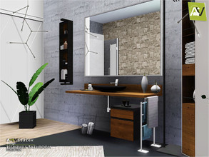 Sims 3 — Hemphill Bathroom by ArtVitalex — - Hemphill Bathroom - ArtVitalex@TSR, Mar 2019 - All objects are recolorable -