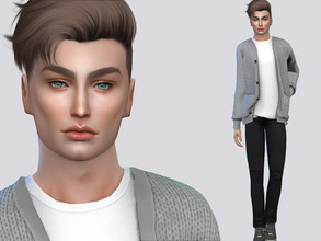 Sims 4 — Cale Fraley by MSQSIMS — Cale Fraley is a teenager who is an party animal. He is hot-headed and a geek. *