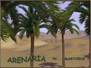 Sims 3 — mt_Arenaria by martoele — This small world has been made in the center of a large flat map. As it is meant as a