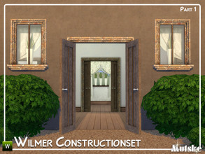 Sims 4 — Wilmer Constructionset Part 1 by Mutske — This is part 1 of Wilmer Constructionset. You can use this set for