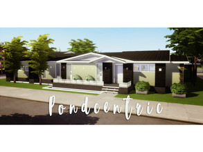 Sims 4 — Pondcentric by xogerardine — Beautiful, modern, open house, gives you a feel of freedom. Open floor plan gieves