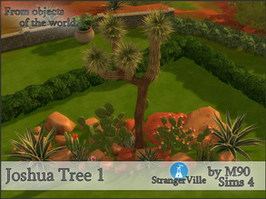 Sims 4 — Joshua Tree 1 by Mircia90 — Joshua Tree from the StrangeVille. From objects of the world.