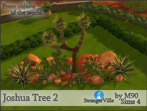 Sims 4 — Joshua Tree 2 by Mircia90 — Joshua Tree from the StrangeVille. From objects of the world.