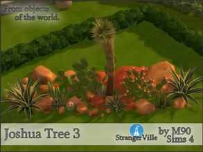 Sims 4 — Joshua Tree 3 by Mircia90 — Joshua Tree from the StrangeVille. From objects of the world.