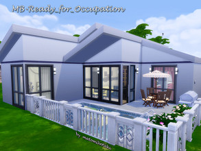 Sims 4 — MB-Ready_for_Occupation by matomibotaki — Cozy little home, so tiny, but with lot of space for the whole family.