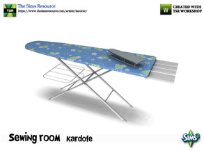 Sims 3 — kardofe_Sewing room_Ironing board by kardofe — Open ironing board with another small one above