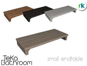 Sims 4 — Nikadema TeKa Small Endtable by nikadema — This endtable is perfect to be under your tall furniture. Four colors