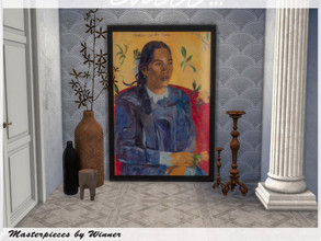 Sims 4 — Paul Gauguin by Winner9 — Paul Gauguin paintings. 5 swatches. Enjoy ;)