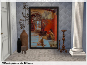 Sims 4 — Lawrence Alma-Tadema by Winner9 — Lawrence Alma-Tadema paintings. 5 swatches. Enjoy ;)